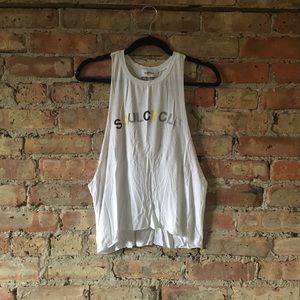 3/$25 - Soulcycle twist back tank top
